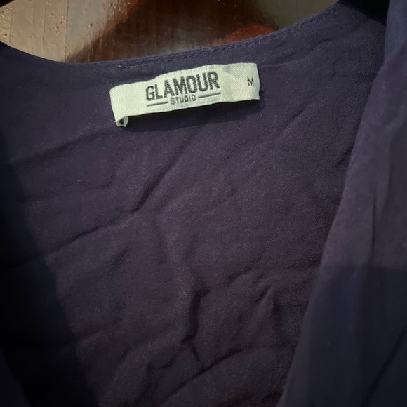 DARK purple top glamour studio M - Picture 3 of 4